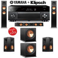 Klipsch RP-250F Reference Premiere 5.2 Home Theater System with Yamaha RX-A1060BL AVENTAGE 7.2-Ch Network A/V...