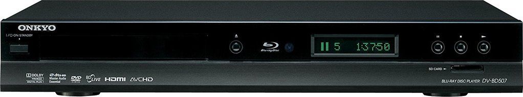 Onkyo DV-BD507 Blu-ray Disc Player, Black