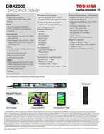 Toshiba BDX2300120 1080p Blu-Ray Disc Player - Black N7