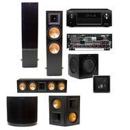 Klipsch RF-7 II 5.1 Home Theater System(Black) SW-115 Denon AVR-X4000