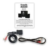 Acoustic Audio AA2101 Home 2.1 Speaker System with Bluetooth for Multimedia or Computer N4
