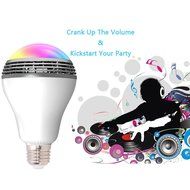 Alloet Creative E27 Wireless Mini Bluetooth 4.0 Night Light Smart LED Speaker N4