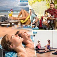 iClever Aluminum Portable Speaker Bluetooth Waterproof and Aux, Outdoor Wireless Bluetooth Speakers with Mic (... N2