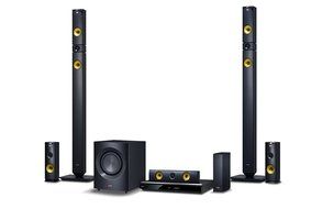 LG BH9430PW 1460W 3D Blu-Ray Theater System with Smart TV, Sound, Wireless Rear Speakers, Tall Fronts - Yellow...
