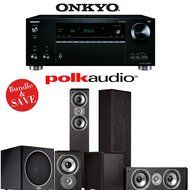 Polk Audio TSi 300 7.1 Home Theater System with Onkyo TX-RZ710 7.2-Ch Network A/V Receiver