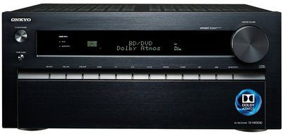 Onkyo TX-NR3030 11.2-Ch Dolby Atmos Ready Network A/V Receiver w/ HDMI 2.0 + Sennheiser HD201 Lightweight Over-Ear... N2