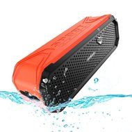 Portable Speakers, Parikaras Wireless Bluetooth 4.0 Waterproof Rugged Speaker w/ Mic, IP64 Water Resistant Shower...