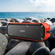 Portable Speakers, Parikaras Wireless Bluetooth 4.0 Waterproof Rugged Speaker w/ Mic, IP64 Water Resistant Shower... N4