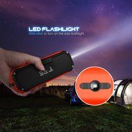Portable Speakers, Parikaras Wireless Bluetooth 4.0 Waterproof Rugged Speaker w/ Mic, IP64 Water Resistant Shower... N6