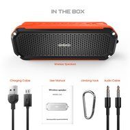 Portable Speakers, Parikaras Wireless Bluetooth 4.0 Waterproof Rugged Speaker w/ Mic, IP64 Water Resistant Shower... N9