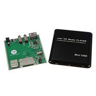 1080P Mini HDD Media Player MKV/H.264/RMVB Full HD With HOST USB/SD Card Reader,Silver N3