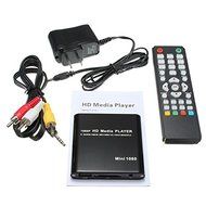 1080P Mini HDD Media Player MKV/H.264/RMVB Full HD With HOST USB/SD Card Reader,Silver N5