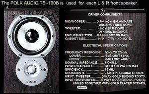Denon AVR-S510BT 5.2 Channel Full 4K Ultra HD A/V Receiver with Bluetooth + (2) Polk Audio TSi300 Floorstanding... N4
