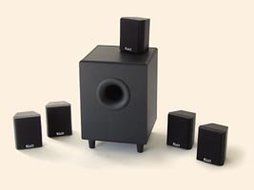 KLH HTA-4100 6-Pc.(5.1 Surround Sound)Home Theater System with Powered Subwoofer N2