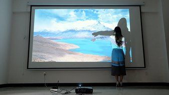 2016 Media HD 3D Movie DLP Technology Short Throw Projector HDMI USB VGA for office Home Theater school N5