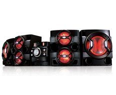 LG 1900-Watt Bluetooth Hi-Fi Audio Stereo Sound System With Single Disc Cd Player, AM/FM-Radio, Dual USB, Sound... N2