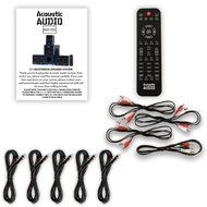 Acoustic Audio AA5102 800W 5.1 Channel Home Theater Speaker System with 5 Extension Cables AA5102-5 N4
