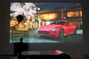 DLP 3D Projector 1080P Full HD Beamer Win10 OS 1280x800 WIFI Bluetooth HDMI USB LED Lamp 1G+32G for Home Theater...