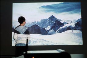 DLP 3D Projector 1080P Full HD Beamer Win10 OS 1280x800 WIFI Bluetooth HDMI USB LED Lamp 1G+32G for Home Theater... N3