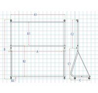 Elite Screens WhiteBoardScreen Series, 60-inch Diagonal 4:3, Ambient Light Rejecting Dry Erase Projection Screen... N8