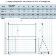 Elite Screens WhiteBoardScreen Series, 60-inch Diagonal 4:3, Ambient Light Rejecting Dry Erase Projection Screen... N19