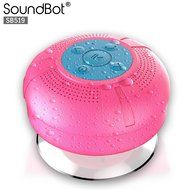 SoundBot&reg; SB512-PRO HD Premium Water &amp; Shock Resistant Bluetooth Wireless Shower Speaker, Hands-Free Portable...