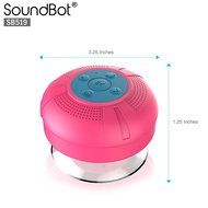 SoundBot&reg; SB512-PRO HD Premium Water &amp; Shock Resistant Bluetooth Wireless Shower Speaker, Hands-Free Portable... N6