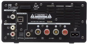 Teac HR-X101-BC CD Micro Component System in Black/Cherry N3