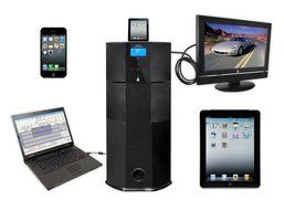 Pyle Home PHST94IPGL 600 Watt 2.1 Channel Home Theater Tower with Docking Station for iPod/iPhone/iPad (Black... N3