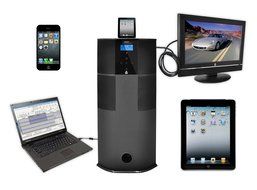 Pyle Home PHST94IPGL 600 Watt 2.1 Channel Home Theater Tower with Docking Station for iPod/iPhone/iPad (Black... N10
