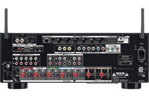 Denon AVR-X3200W 7.2 Channel 4K HD Receiver + Polk Audio (2) TSi500 Floorstanding Speakers System in Cherry N3