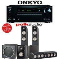 Polk Audio Signature S55 5.1 Home Theater System with Onkyo TX-NR757 7.2-Ch Network AV Receiver