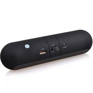[Black] Best Seller Wireless Stereo Bluetooth Speaker Portable FM Super Bass For Smartphone Tablet Pill, Sleek...