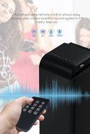 ART+SOUND AR1005 Bluetooth Tower Speaker With LED Indicator, Built-In FM Radio &amp; Charging Docking Station, Remote... N3