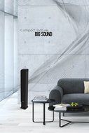 ART+SOUND AR1005 Bluetooth Tower Speaker With LED Indicator, Built-In FM Radio &amp; Charging Docking Station, Remote... N4