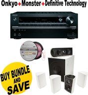 Onkyo TX-NR747 7.2-Channel Network A/V Receiver + Definitive Technology - Definitive Technology ProCinema 600...