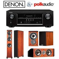 Denon AVR-S510BT Bundle 5.2 Channel Full 4K Ultra HD A/V Receiver with Bluetooth + A Polk Audio TSi Series Home... N9