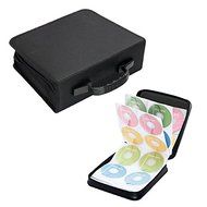 BephaMart 288 Disc Capacity CD DVD Storage Holder Box Cover Carrying Case Organizer Black