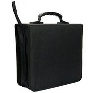 BephaMart 288 Disc Capacity CD DVD Storage Holder Box Cover Carrying Case Organizer Black N3