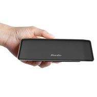 Bluedio BS-2 (Camel) Mini Bluetooth Speakers Portable Wireless Speakers 3D Surround Sound System (Noble Silver) N2