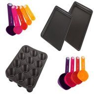 12-Piece Bakeware Set A Necessity in The Kitchen For Those who love to bake cookies A Nonstick Baking Sheet Durable...