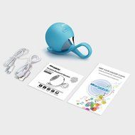 Alienwave Waterproof Wireless Bluetooth Portable Speaker with Microfiber Cleaner - Blue N6