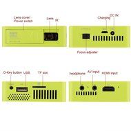 UC50 150'' Multimedia USB TF AV HDMI IR Home Theater LED Digital Video Game Pico Mini Support HD 1080p Mini Projector N11