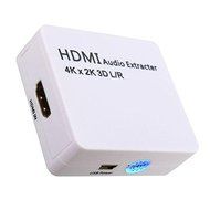 BephaMart 1x2 Mini HDMI Audio Extracter Splitter 1 In 2 Out Support 3D 4K 2K N2