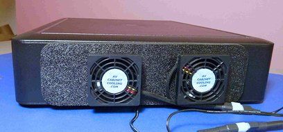 Dish Hopper DVR thermoswitch-controlled cooling fans with multispeed N2