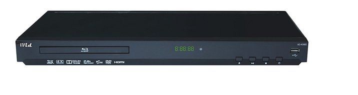 iVid BD-K980 Multi Region Free 4K Upscaling 3D Blu Ray DVD Player, NTSC/PAL