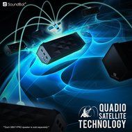SoundBot SB571PRO Bluetooth QUADIO Satellite Portable Wireless Speaker w/ Multi-Unit Multi-Point Connectivity... N4