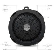 Photive Rain WaterProof Portable Bluetooth Shower speaker. Rugged Wireless Outdoor/Shower Speaker with Built in... N8