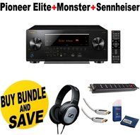 Pioneer Network AV Receiver Audio &amp; Video Component Receiver,Black (SC-LX701) + Sennheiser HD201 Lightweight Over-Ear...