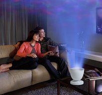 Ocean Wave Night Light Projector and Bluetooth Speaker. Romance and Relax Effect. Multicolor Led bulbs Or Single... N4
